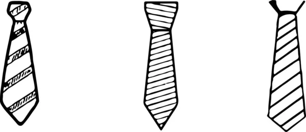 Icona Cravatta Isolata Sullo Sfondo — Vettoriale Stock