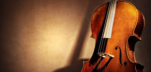 Cello Hintergrund mit Kopierraum — Stockfoto