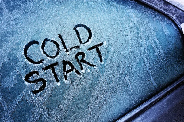Cold start message — Stock Photo, Image