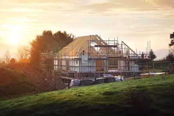 Construction on a building site — Stock Photo, Image