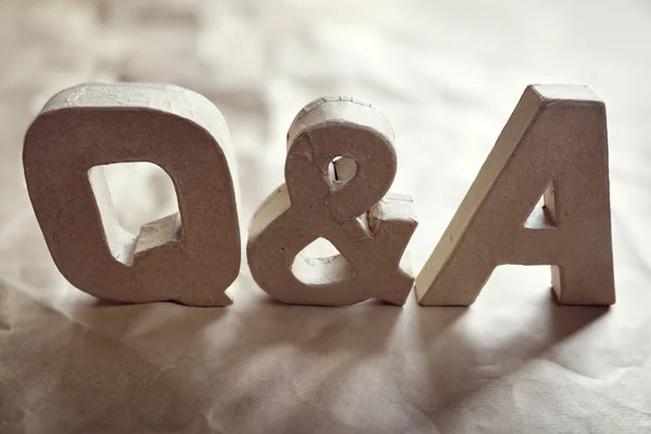 Questions and answers Q & A — Stock Photo, Image