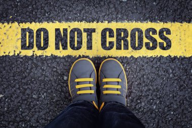 Do not cross clipart