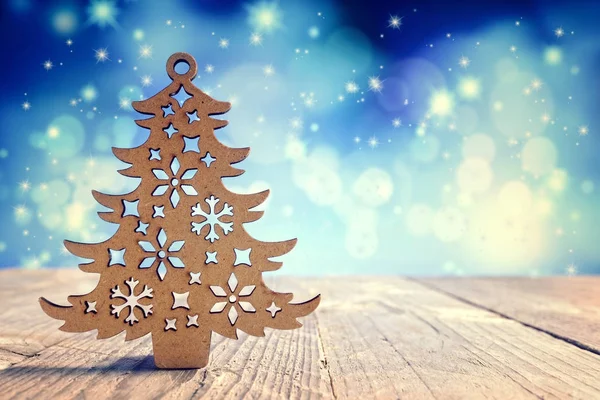 Χριστουγεννιάτικο δέντρο διακόσμηση φόντο — Φωτογραφία Αρχείου