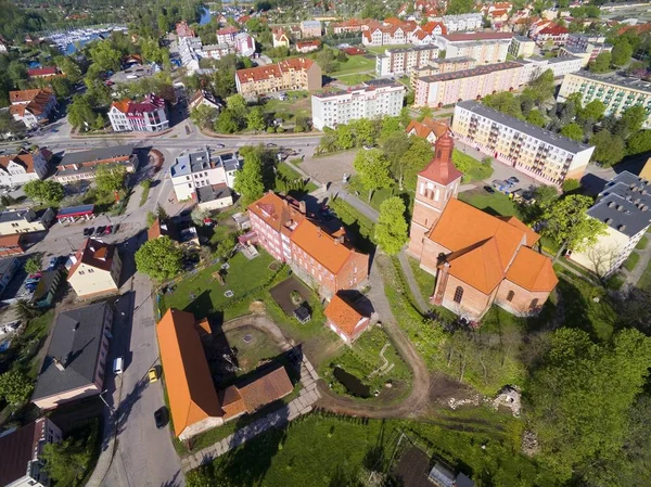 Wegorzewo Stadt, Polen — Stockfoto