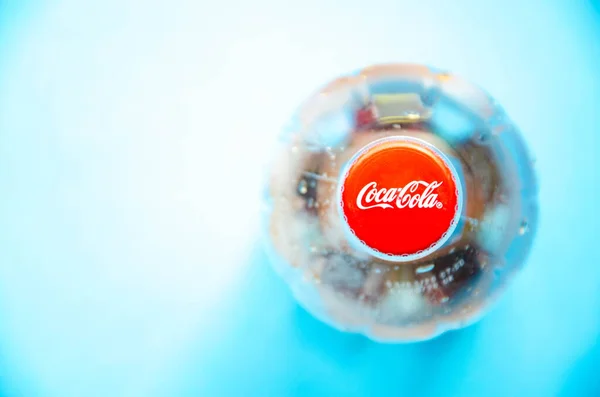 Март 2020 Краматорск Украина Литр Coca Cola Пустой Пластиковой Бутылки — стоковое фото