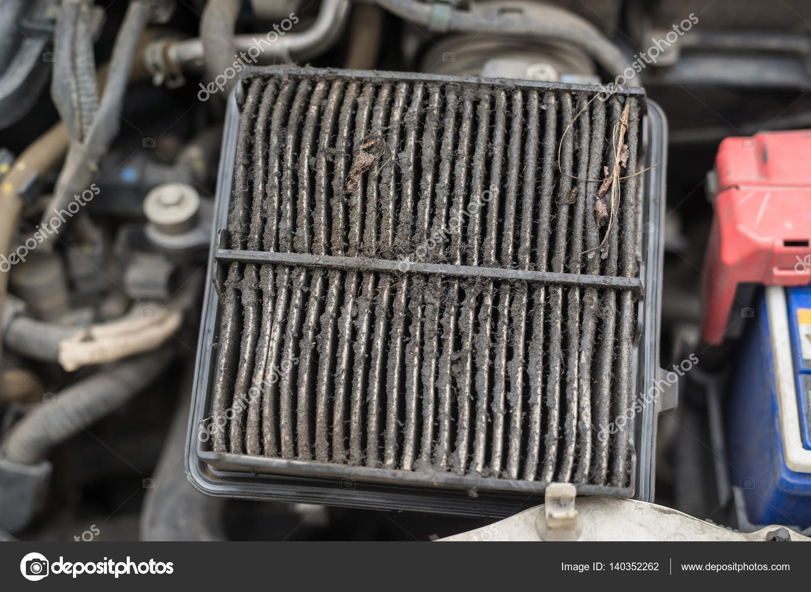 Dirty air filter — Stock Photo © 140352262