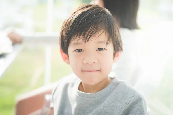 Portrait of Cute Asian child — Stock Photo, Image