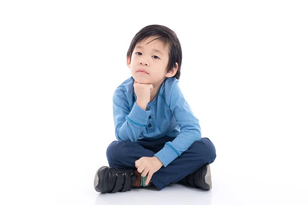 Asiática niño es llegar aburrido —  Fotos de Stock
