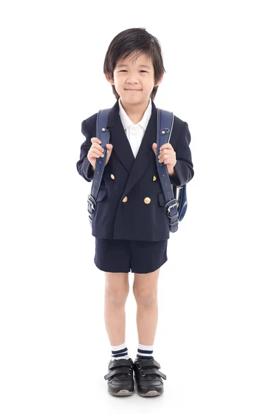 Asiático niño en uniforme escolar —  Fotos de Stock