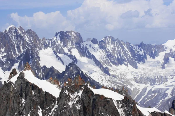 France Chamonix Aiguille Midi Aiguille Midi Der Gipfel Des Montblanc — Stockfoto