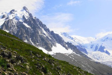 Fransa, Chamonix - Aiguille du Midi, Aiguille du Midi - Aiquilles de Chamonix dağ grubundaki Mont Blanc Massif 'in zirvesi