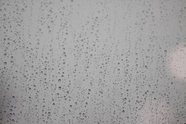 Pencereye su damlaları - soyut desen