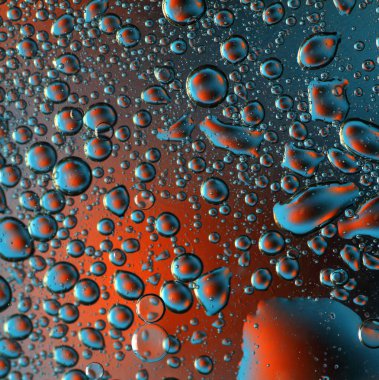 soyut arkaplan - farklı renklerin arkaplanındaki su damlaları