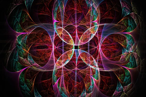 Patrón abstracto fractal decorativo — Foto de Stock