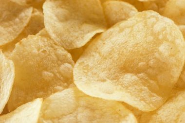 Patates cipsi arka plan, patates desen doku.