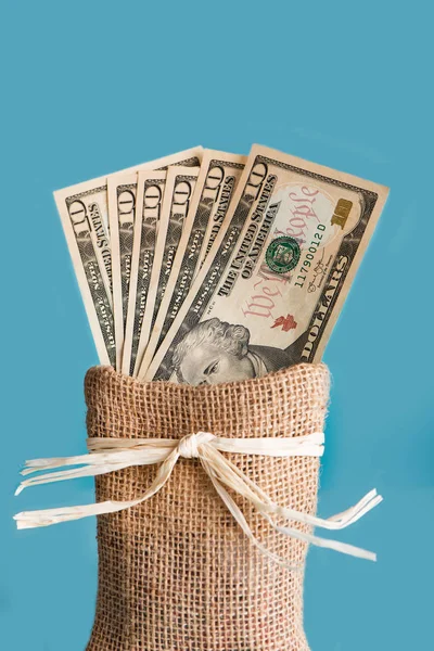 Amerikan dolar nakit para çanta