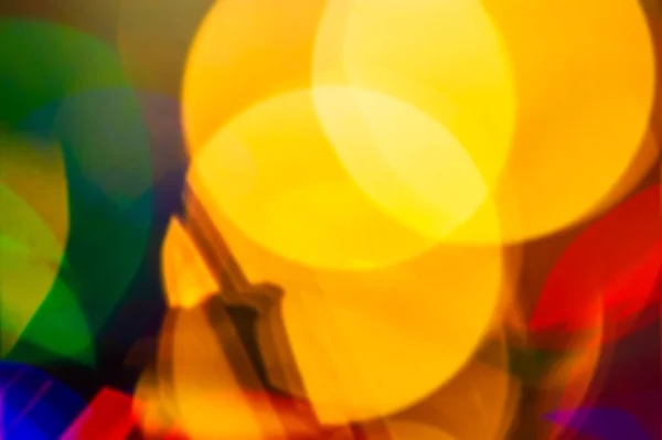 Abstract blurred color background - yellow, red, green, blue, or