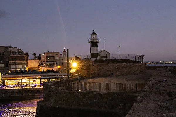 Akko Israel December 2019 Old Town Akko Ancient Arabic Town — стоковое фото