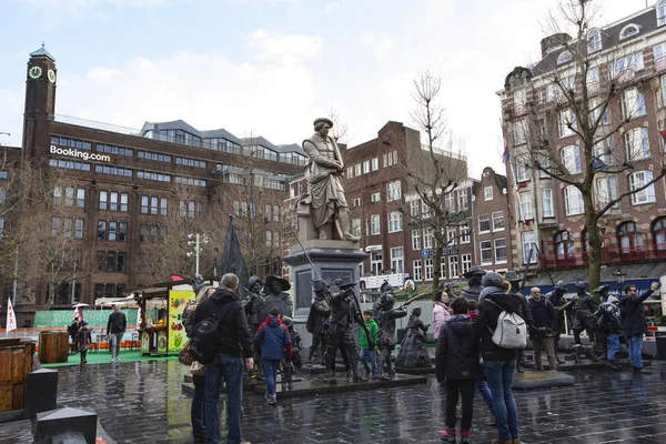 Amsterdam Netherlands December 2019 Amsterdam Cityscape Amsterdam Dutch Houses Netherlands — Stock fotografie