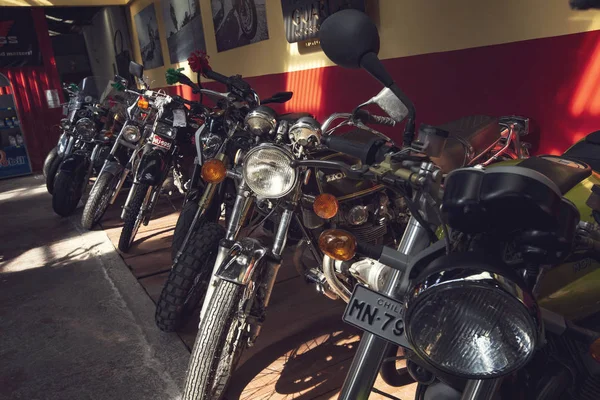 Punta Arenas Chile Dezember 2019 Vintage Motorradgeschäft Punta Arenas Chile — Stockfoto