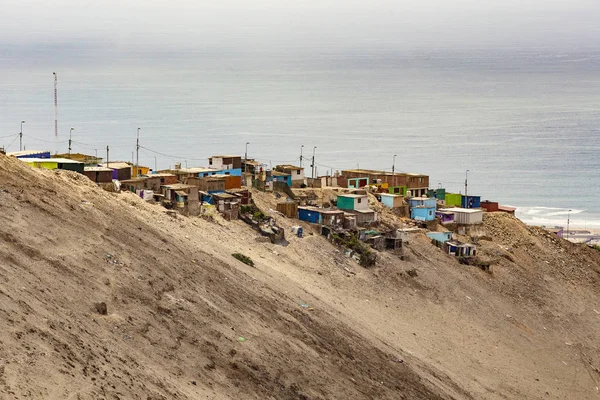 Lima Perú Diciembre 2019 Vista Los Barrios Marginales Lima Desde — Foto de Stock