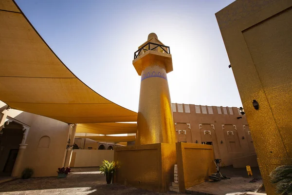 Doha Qatar Febrero 2020 Mezquita Dorada Pueblo Cultural Katara Doha — Foto de Stock