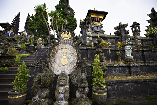 Complejo Monasterio Pura Besakih Temple Arquitectura Tradicional Balinesa Bali Indonesia — Foto de Stock