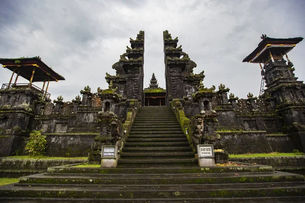 Bali Indonesia Febrero 2020 Complejo Monasterio Pura Besakih Templo Arquitectura — Foto de Stock