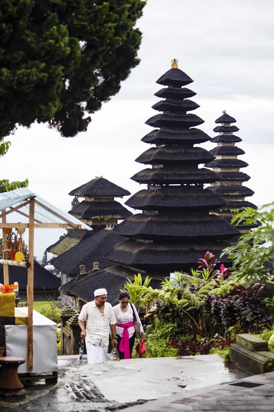 Bali Indonesia Febrero 2020 Complejo Monasterio Pura Besakih Templo Arquitectura — Foto de Stock