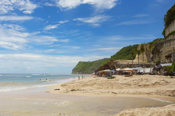 Bali Indonesia Febbraio 2020 Bella Spiaggia Melasti Bali Indonesia — Foto Stock