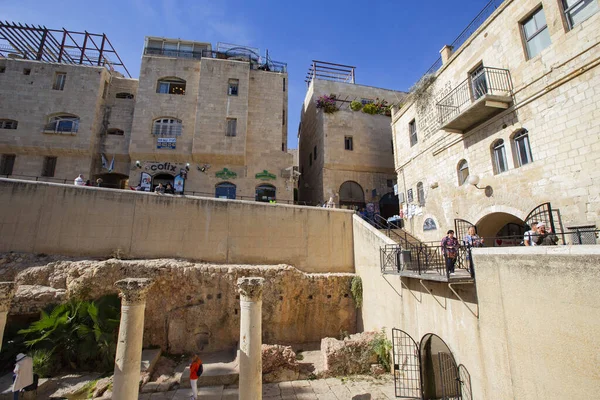 Jerusalem Israel Noviembre 2019 Pilares Del Cardo Ciudad Vieja Jerusalén — Foto de Stock