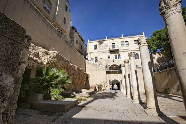 Jerusalem Israel Noviembre 2019 Pilares Del Cardo Ciudad Vieja Jerusalén — Foto de Stock