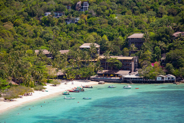 Spectacular view from 360 John-Suwan Viewpoint at Koh Tao, Samui, Thailand