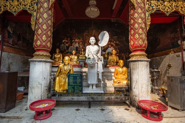 Traditionelle Thailändische Tempelarchitektur Buddhistische Tempeldetails Chiang Mai Thailand — Stockfoto