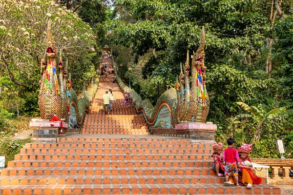 Чьян Таиланд Март 2019 Года Ранчо Буддистской Церкви Ват Пхра — стоковое фото