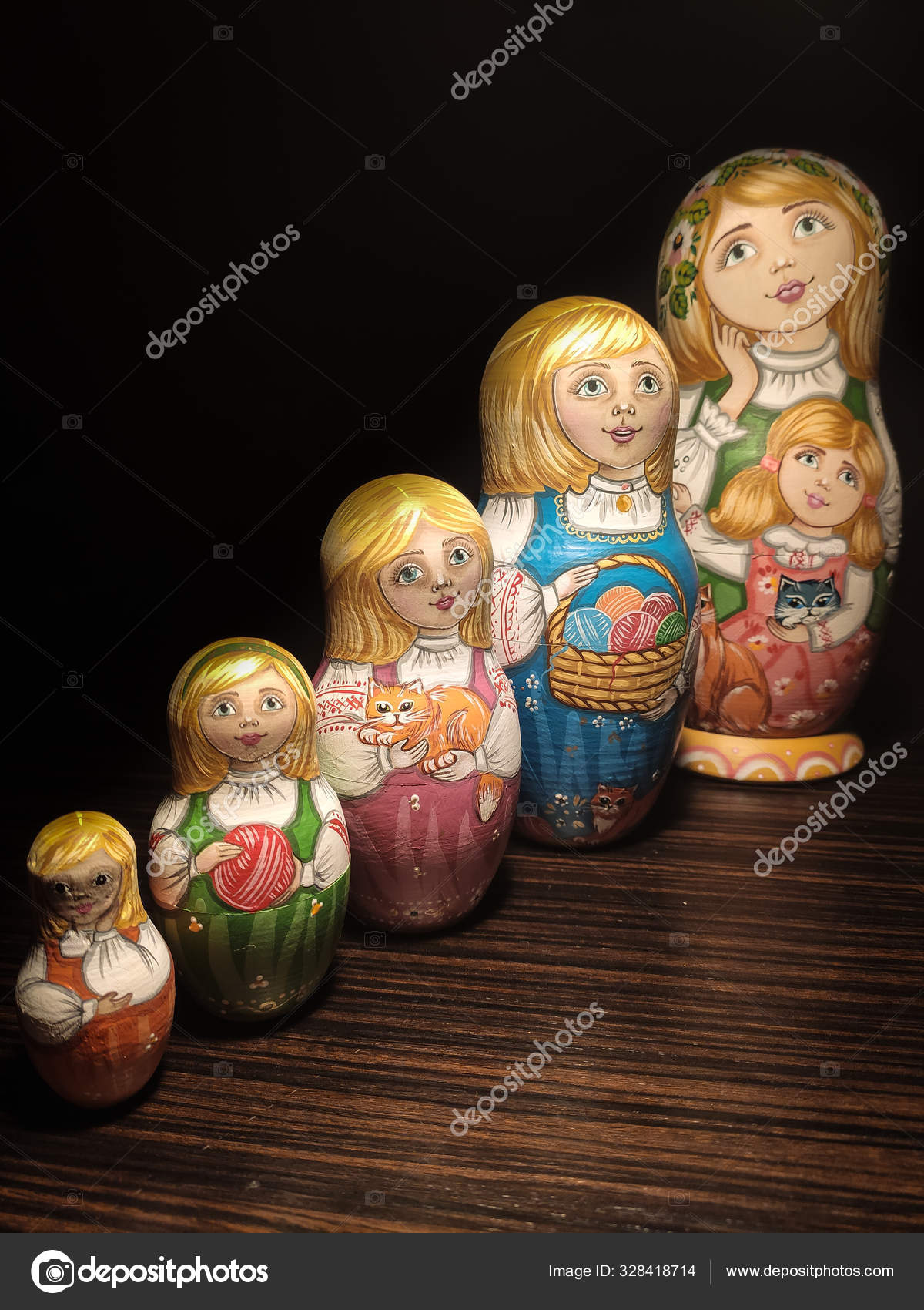 russian dolls wooden