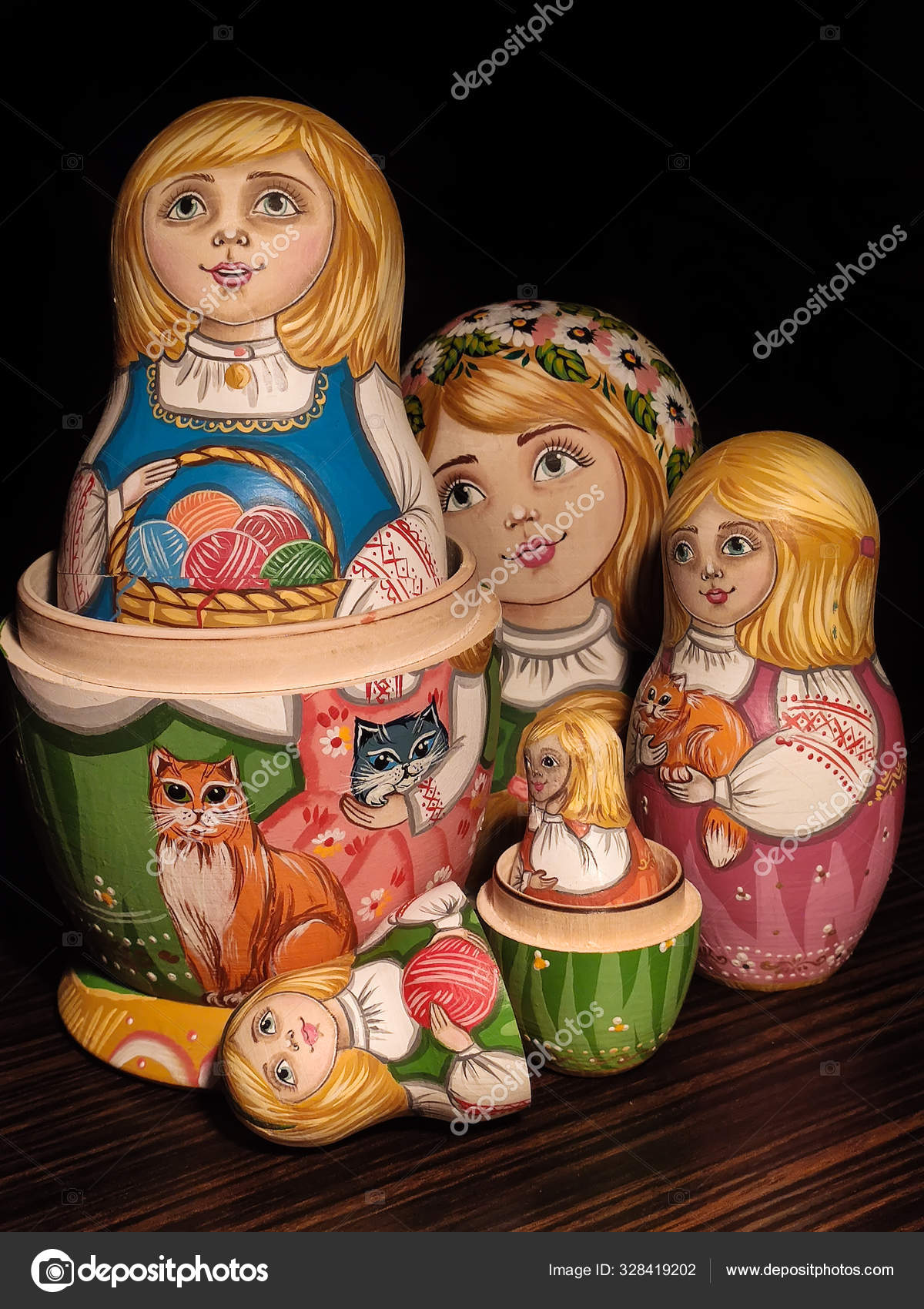 wooden doll inside a doll