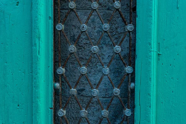 Ancient doors in the Arab city of Jaffa in Israel
