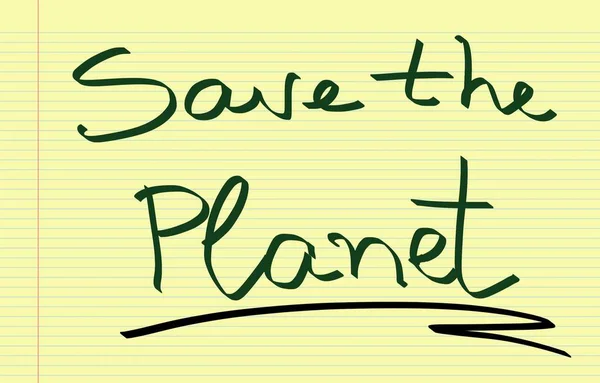 Salvar Conceito Planeta — Fotografia de Stock