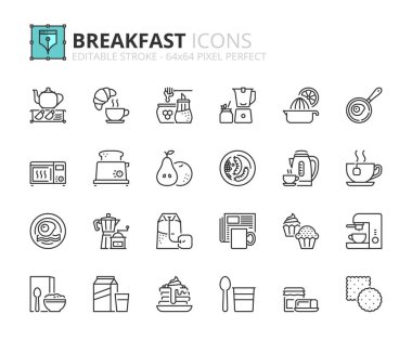 Anahat simgeleri kahvaltı hakkında