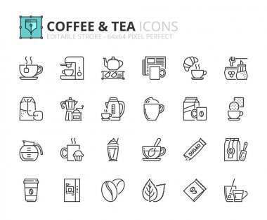 Anahat simgeleri kahve ve çay hakkında