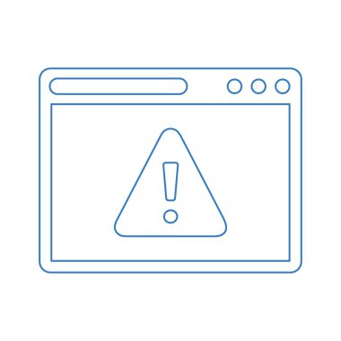 Tarayıcı, hata, uyarı, sayfa, bozuk bağlantı simgesi