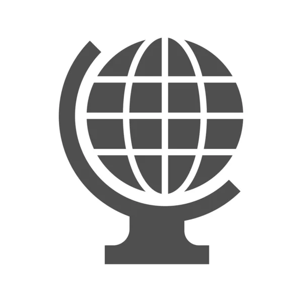 Икона "Настольный глобус" — стоковое фото