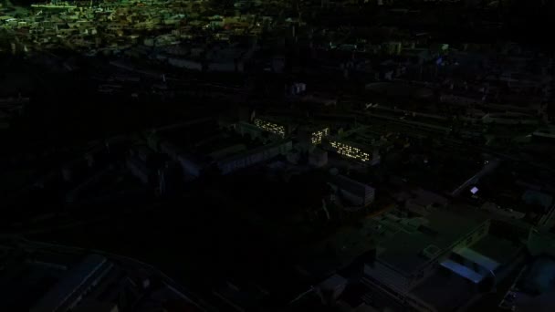 Diseño de una gran ciudad en miniatura — Vídeos de Stock