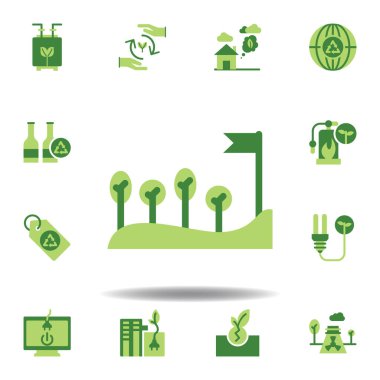 dünya, ekoloji ve çevre renkli simgesi kaydedin. Earth illüstrasyon simgesikaydet elemanları. İşaretler ve semboller web, logo, mobil uygulama, Ui, Ux için kullanılabilir