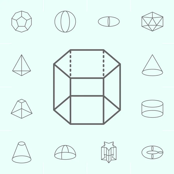 Hexagonal prism outline imágenes de stock de arte vectorial | Depositphotos Hexagonal prism outline imágenes de stock de arte vectorial | Depositphotos
