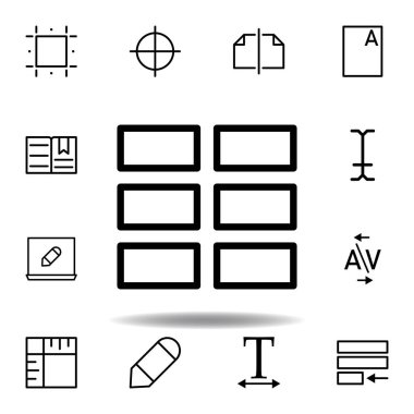 Oluk ikonu. Web, logo, mobil uygulama, Ui, Ux için kullanılabilir