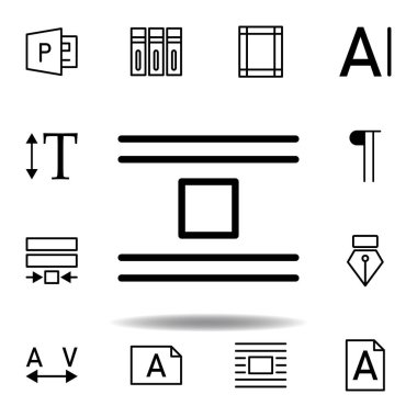 Sıçrama nesnesi simgesi. Web, logo, mobil uygulama, Ui, Ux için kullanılabilir