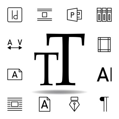 metin işareti simgesi. Web, logo, mobil uygulama, Ui, Ux için kullanılabilir