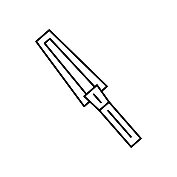 Detector de metais, segurança, ícone da linha de segurança. elementos do aeroporto, ícones de ilustração de viagem. sinais, símbolos podem ser usados para web, logotipo, aplicativo móvel, UI, UX —  Vetores de Stock